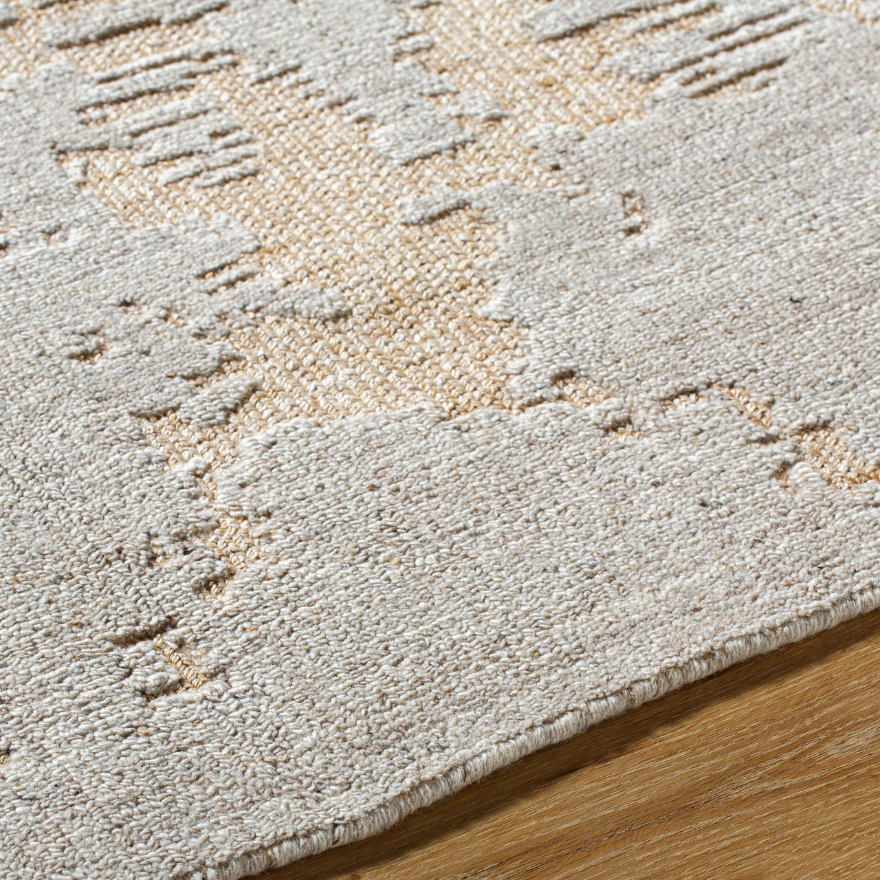 Arbora Area Rug - Flax/Grey/Beige (10' x 14')