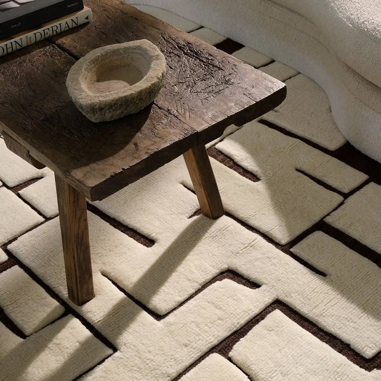 Ventris Area Rug - Dove/White (9' x 12')