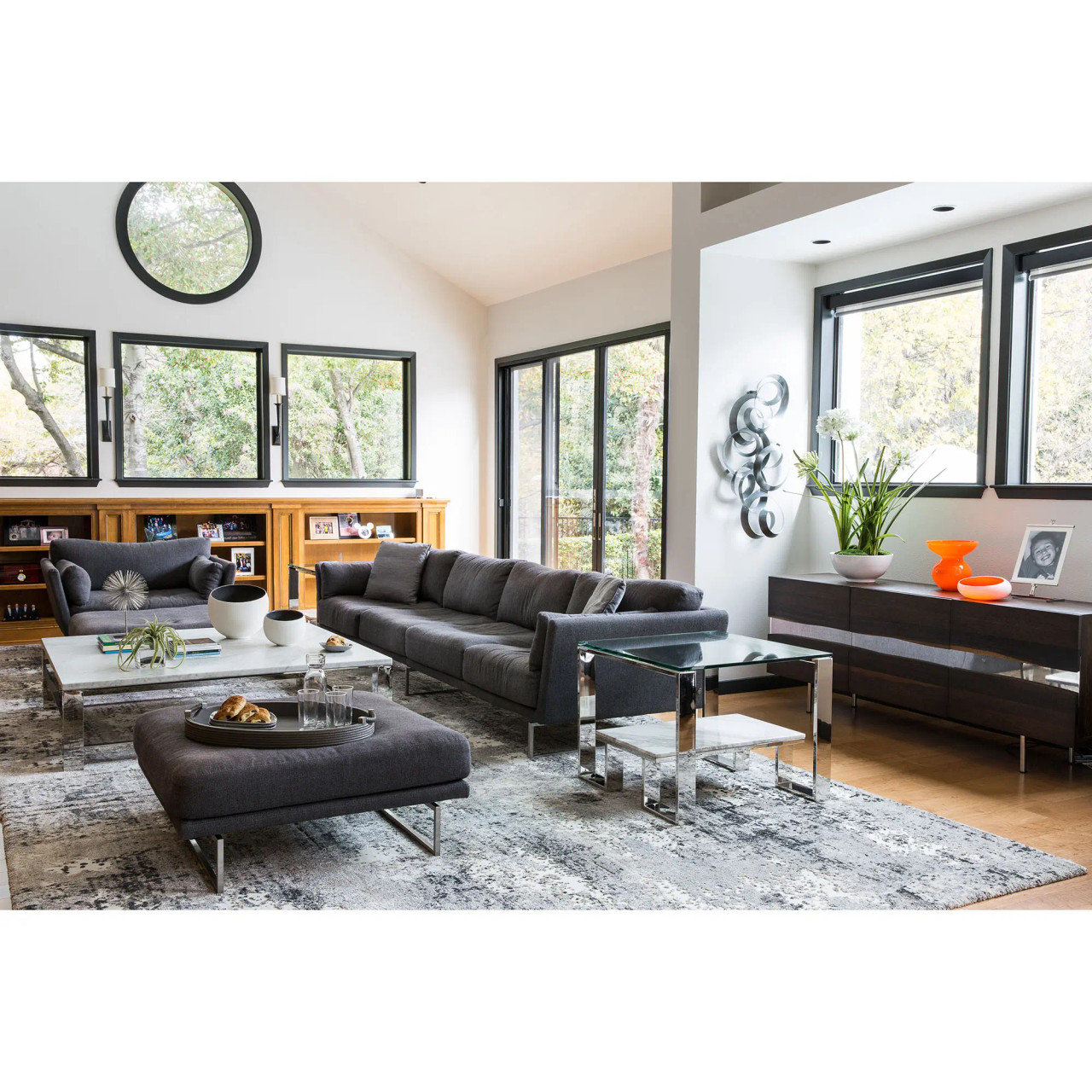 Viera Area Rug - Grey (5'3" x 7'7")