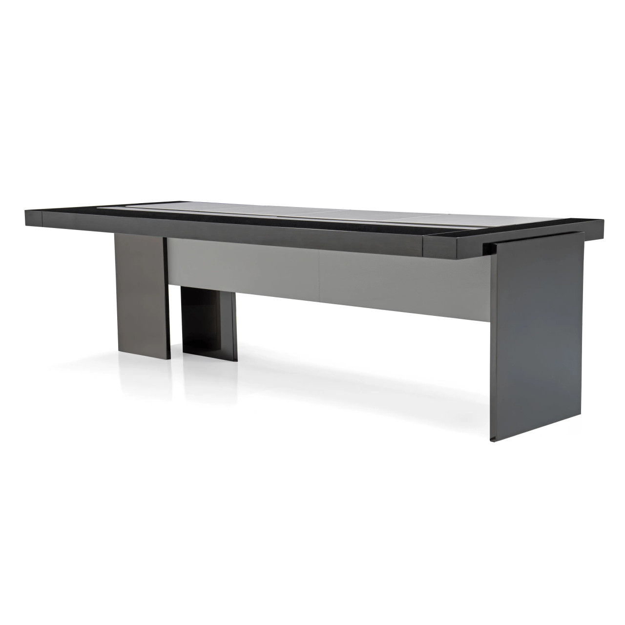 Black & More Executive Desk - Grey