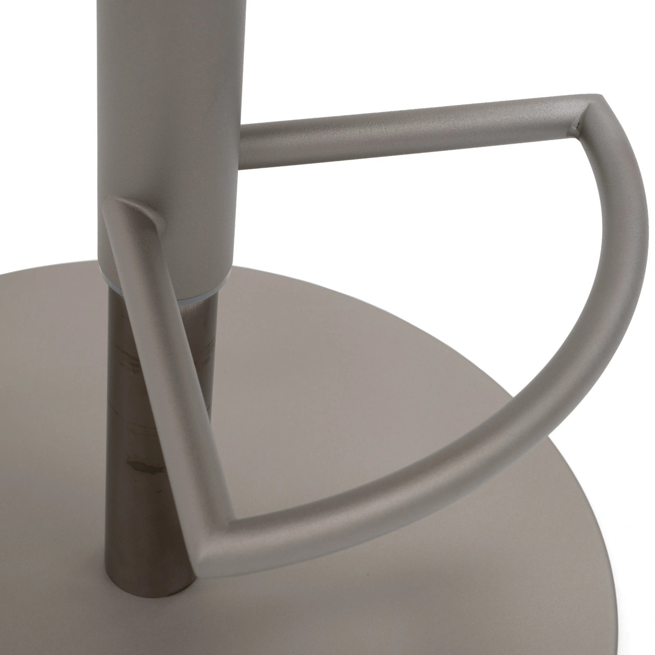 Wing Bar Stool - Titanium/Round
