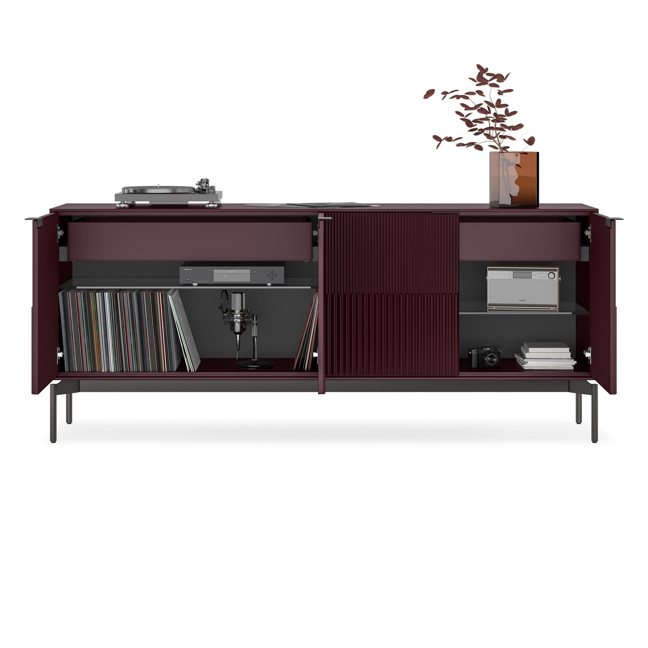 MERLOT/CARBON - Shown here with the Merlot case and Carbon base