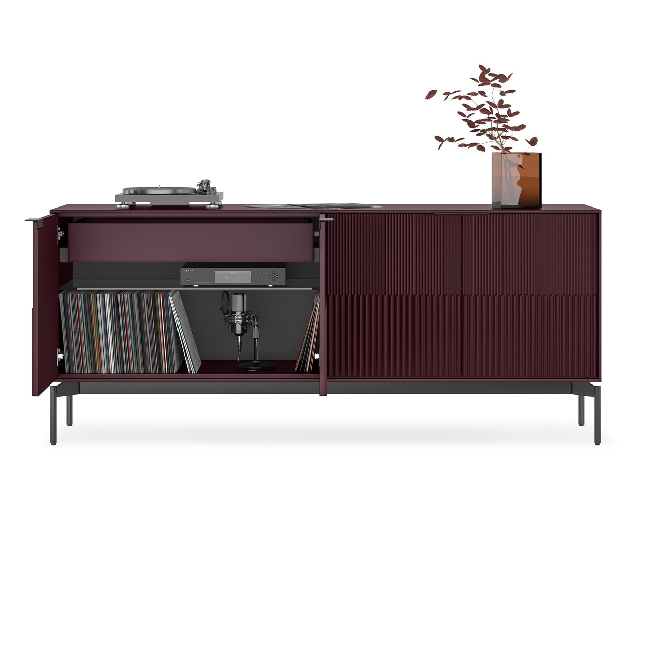 MERLOT/CARBON - Shown here with the Merlot case and Carbon base