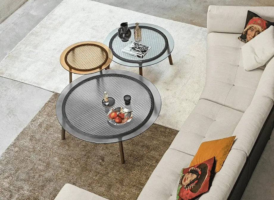 Cannage Small Cocktail Table