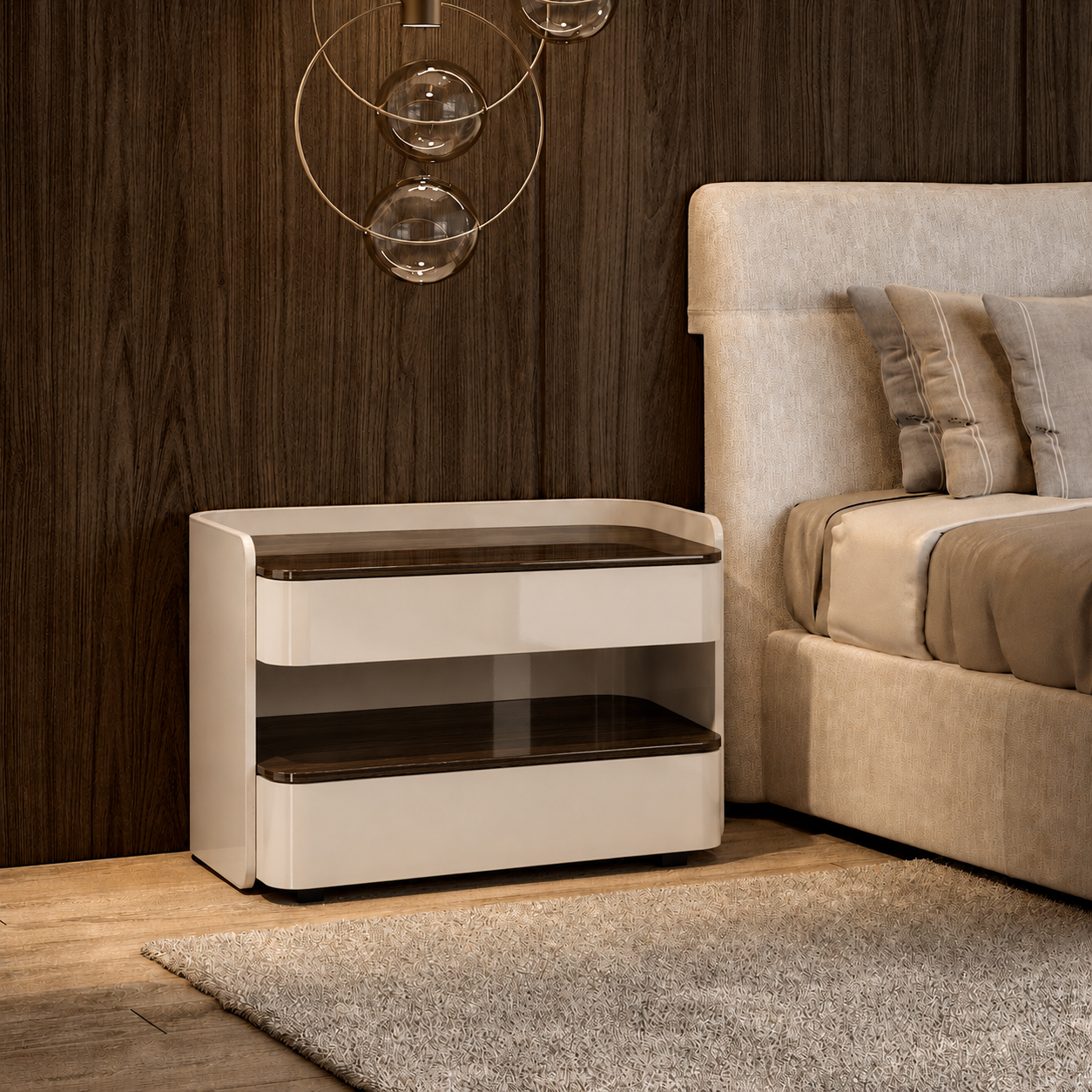 BROWN CEDAR GLOSS - Shown here in the Brown Cedar Gloss top option