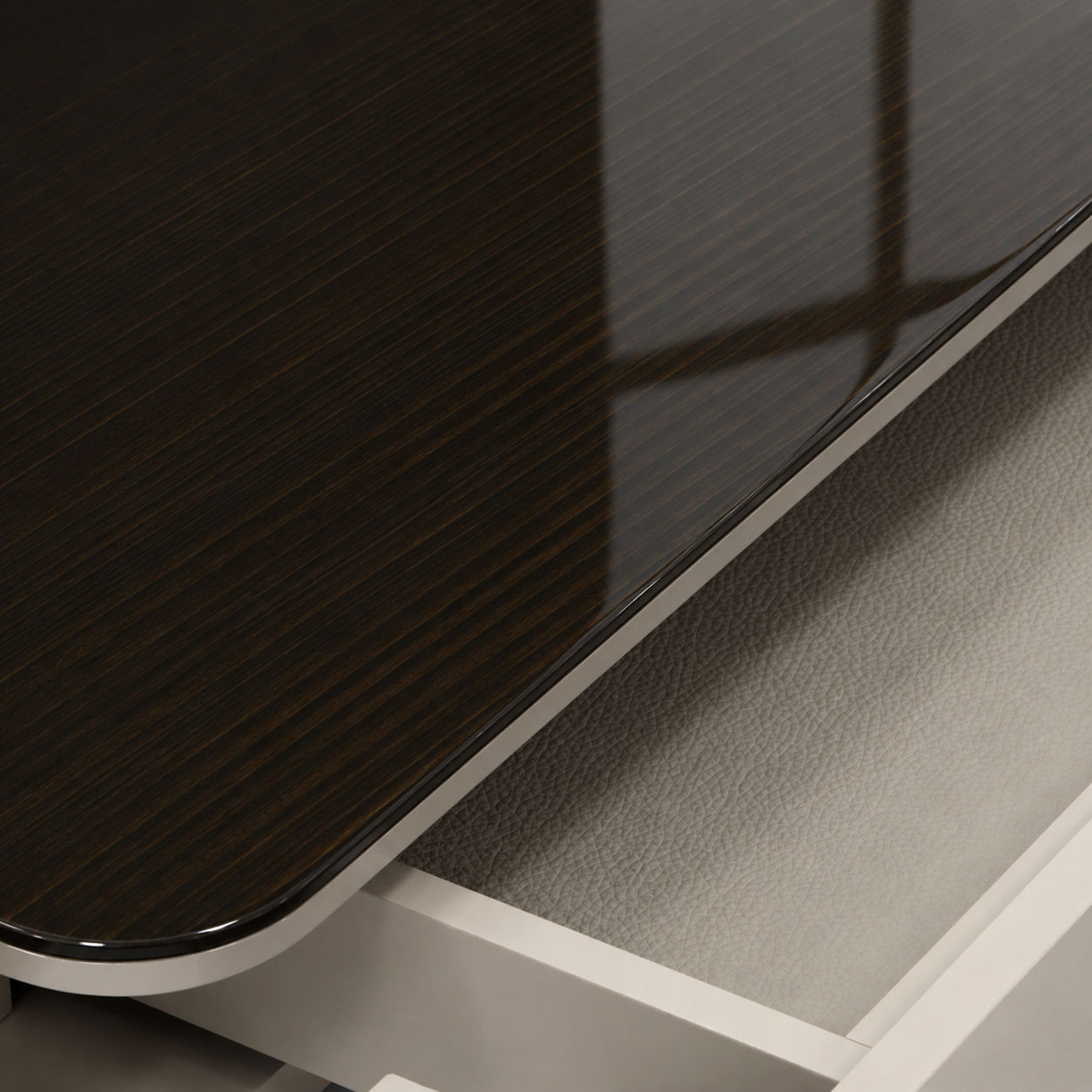BROWN CEDAR GLOSS - Shown here in the Brown Cedar Gloss top option