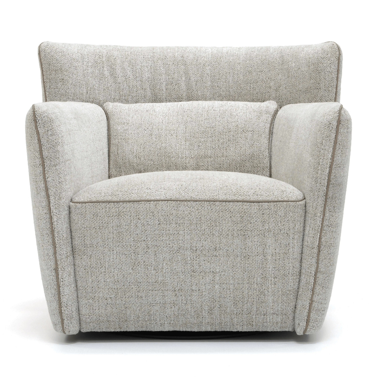 Tulip Swivel Chair - Cream/Mushroom