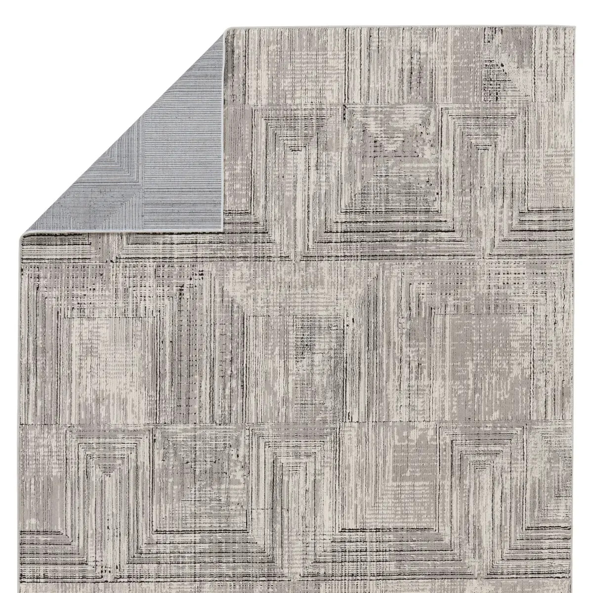 Graphite Area Rug - Silver/Black (8' x 10')
