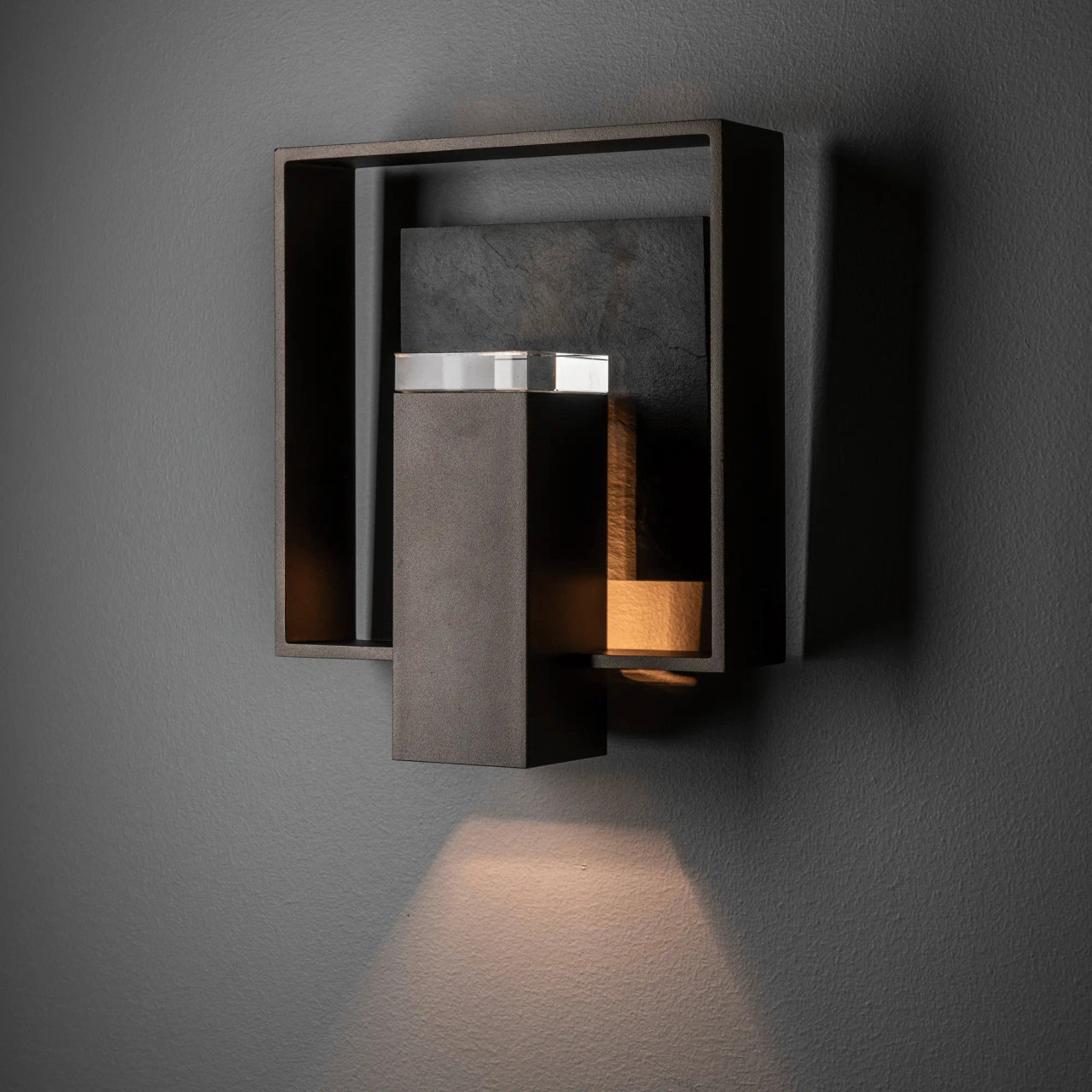 Shadow Box Slate Sconce - Medium