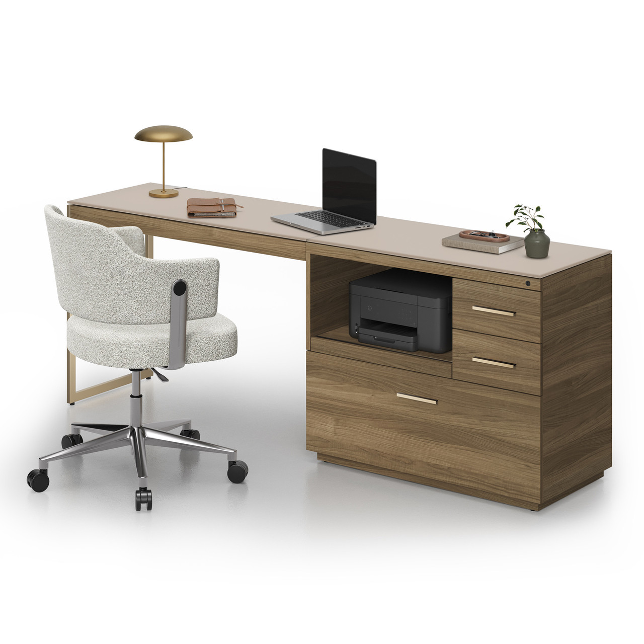 NEO WALNUT/BRONZE - Shown here in the Neo Walnut option