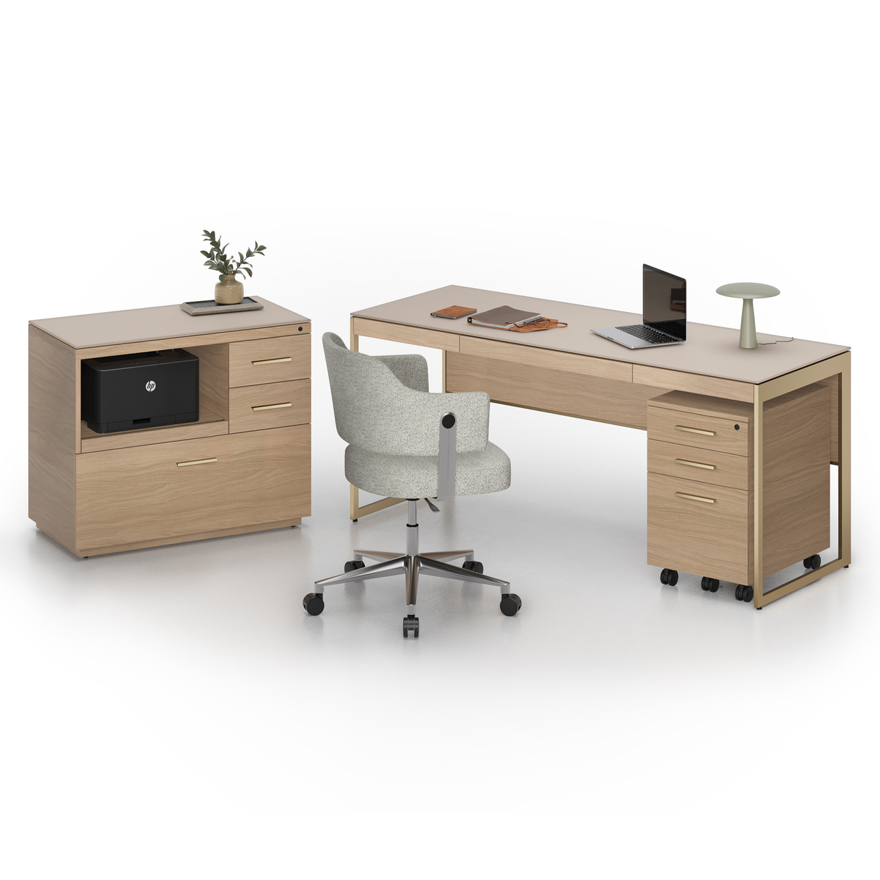 NEO OAK/BRONZE - Shown here in the Neo Oak option