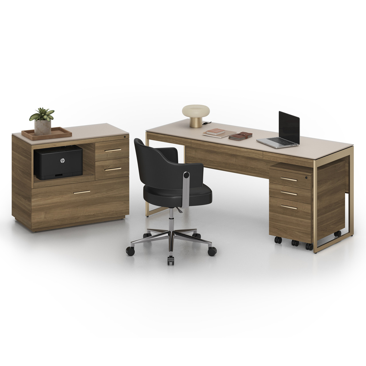 NEO WALNUT/BRONZE - Shown here in the Neo Walnut option