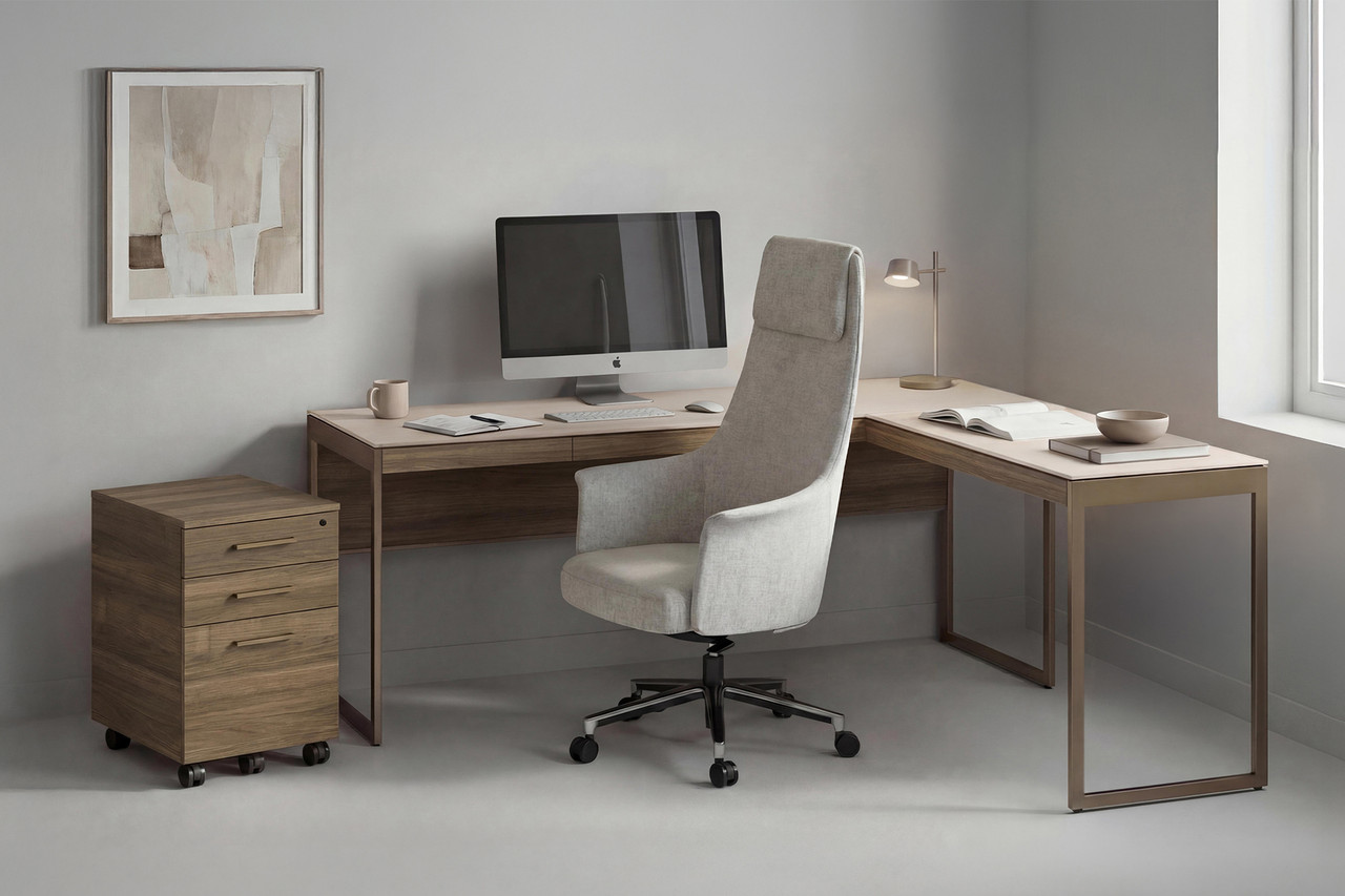 NEO WALNUT/BRONZE - Shown here in the Neo Walnut option