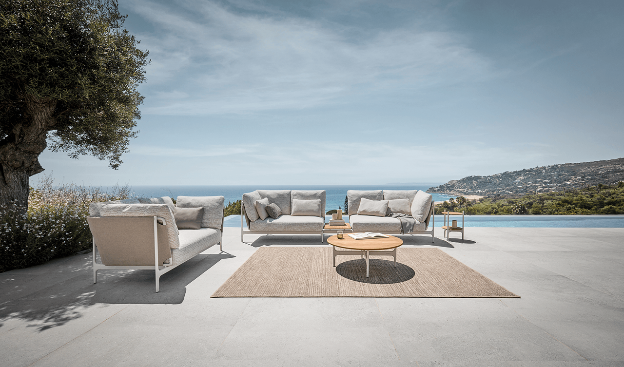 - Shown here in other options available by Special Order. Image courtesy of Gloster Furniture, Inc