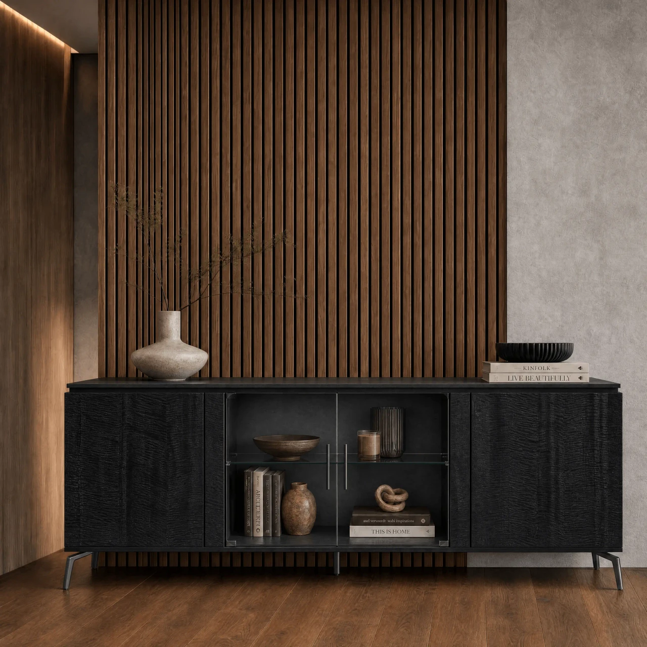 Moderna Sideboard w/ Glass