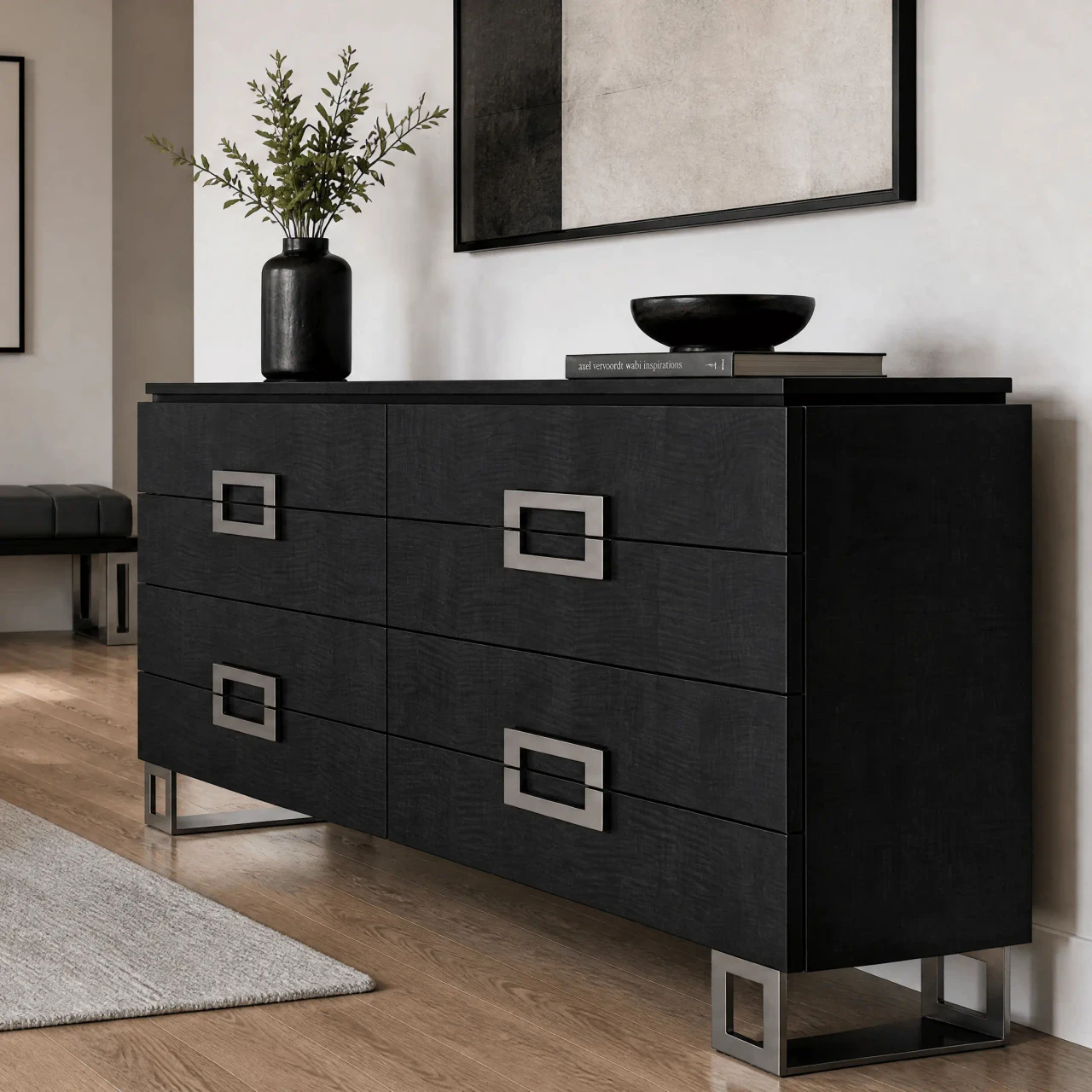 Moderna 8-Drawer Dresser