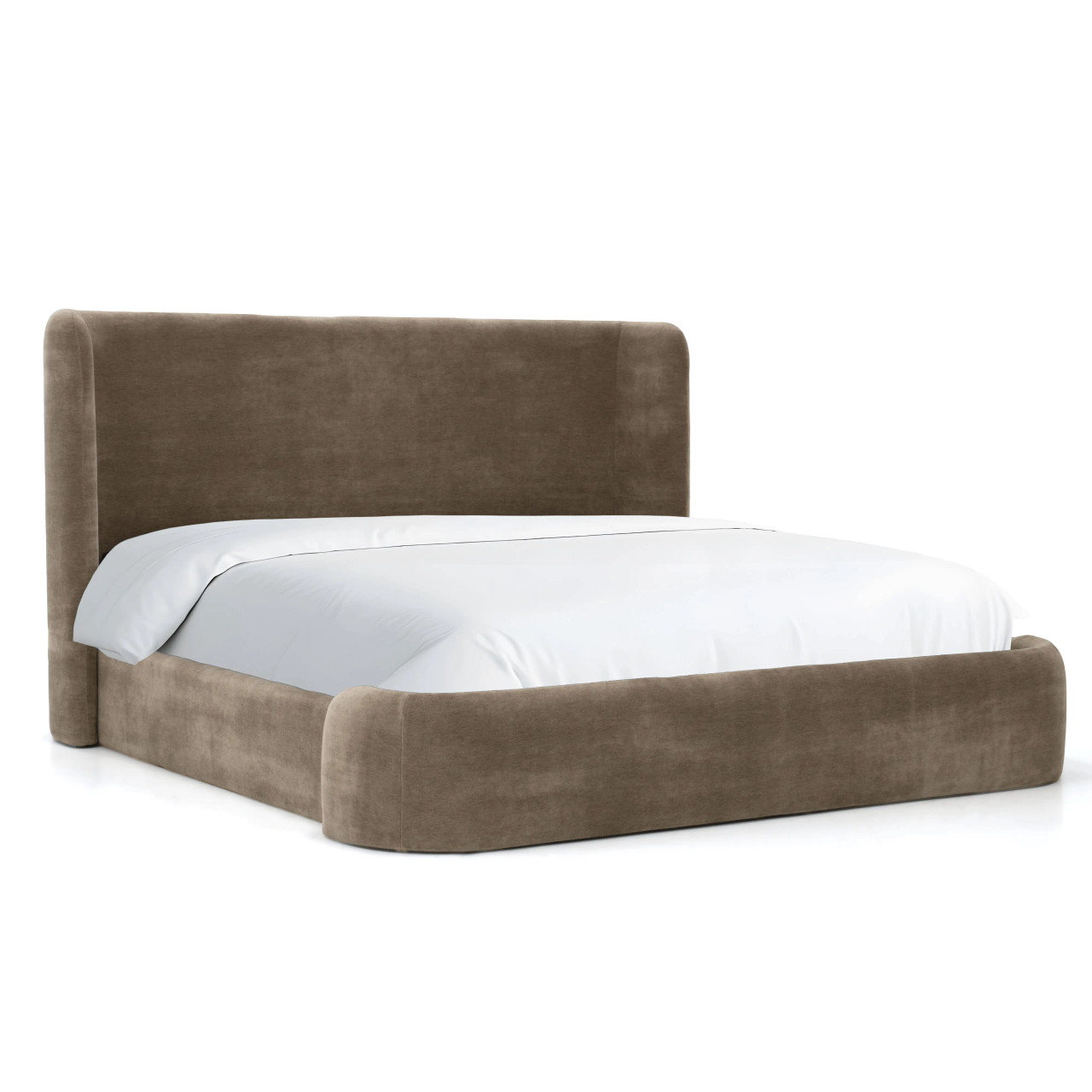 Brinley King Bed - Fabric