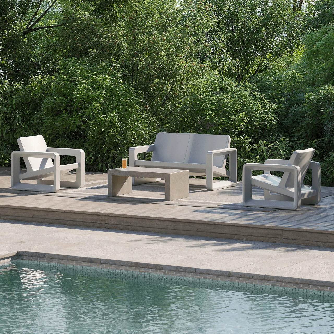 CONCRETE GREY - Shown here in the Concrete Grey option