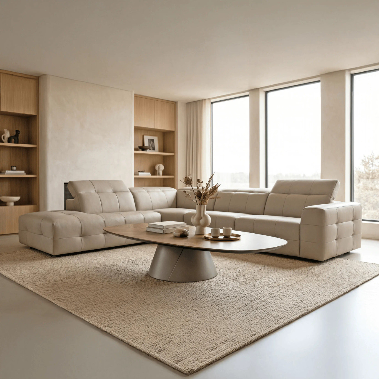 LIGHT TAUPE LEFT - Shown here of the Light Taupe with Left configuration