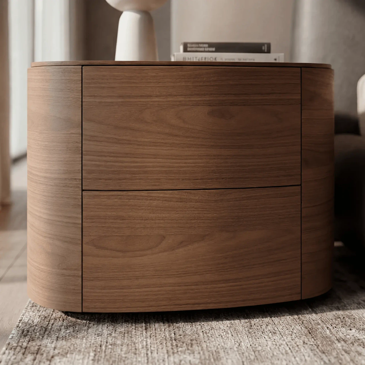 Isabey 2-Drawer Nightstand