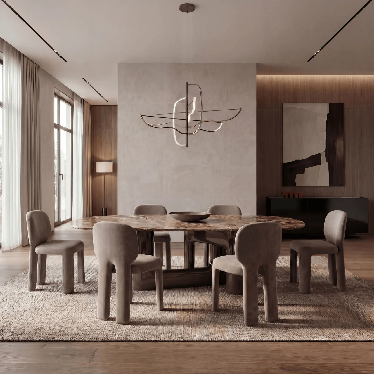 Teia Side Chair - Ecoleather