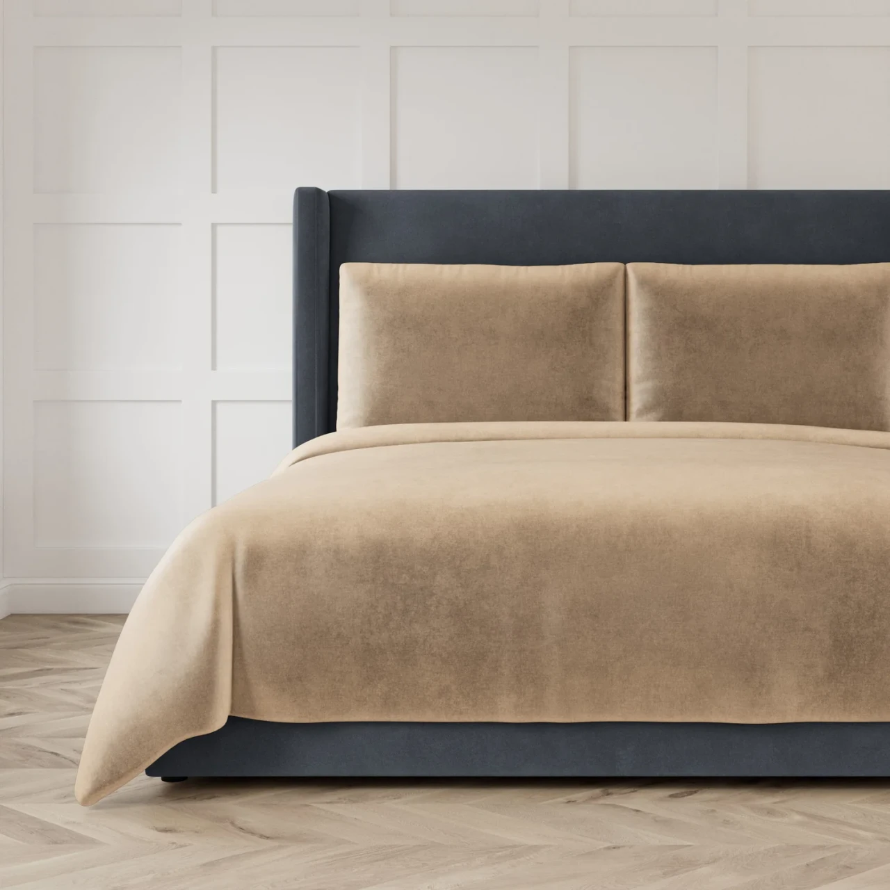 Modern Velvet King Coverlet