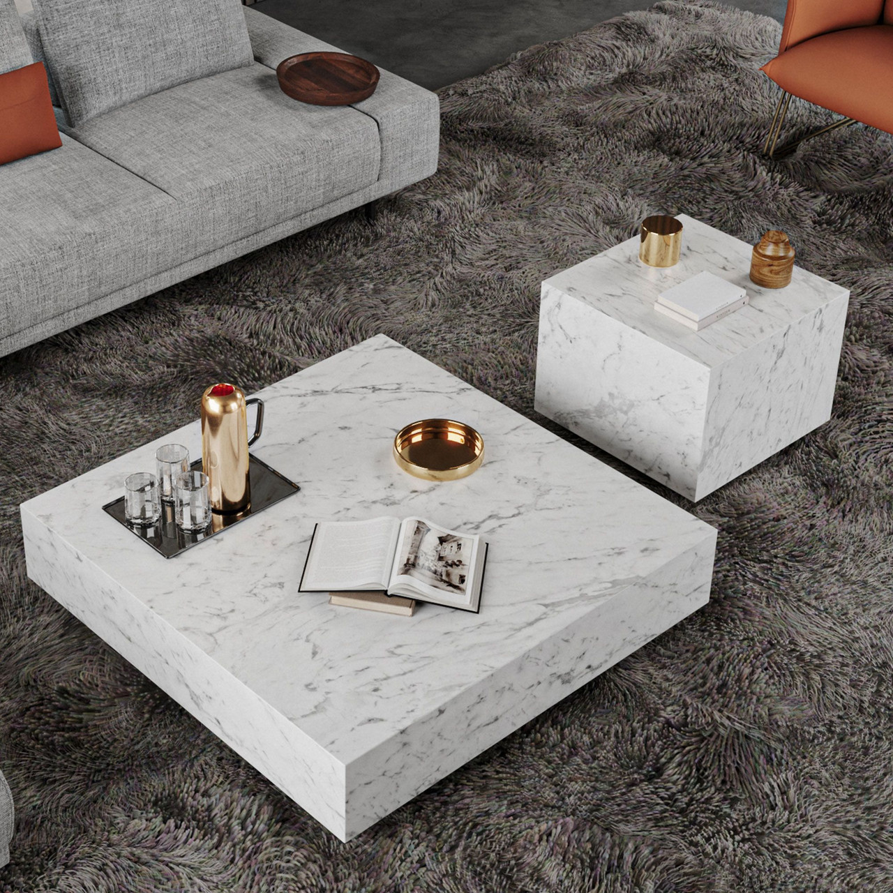 Monolith Square Cocktail Table