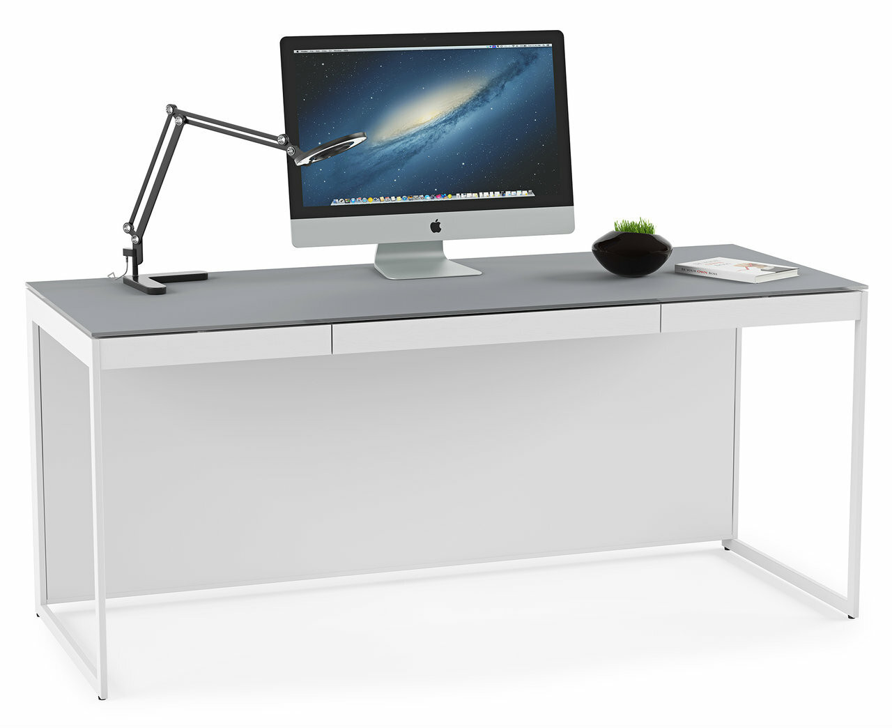 Centro Desk Front Angled View