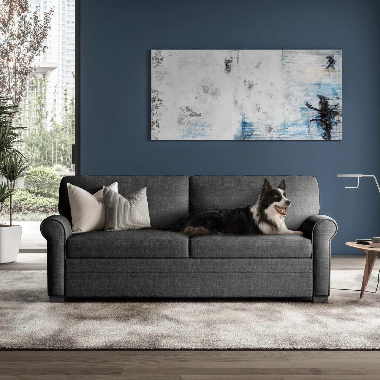 CHARCOAL - Shown here in the Charcoal option