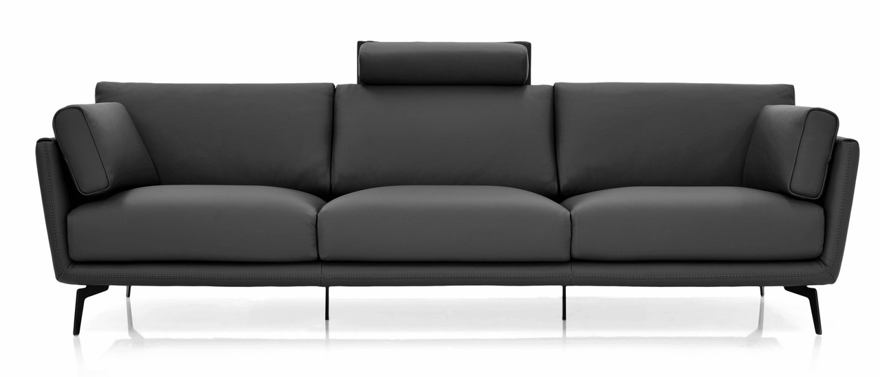 DARK GREY LEATHER - Shown here in the Dark Grey leather option