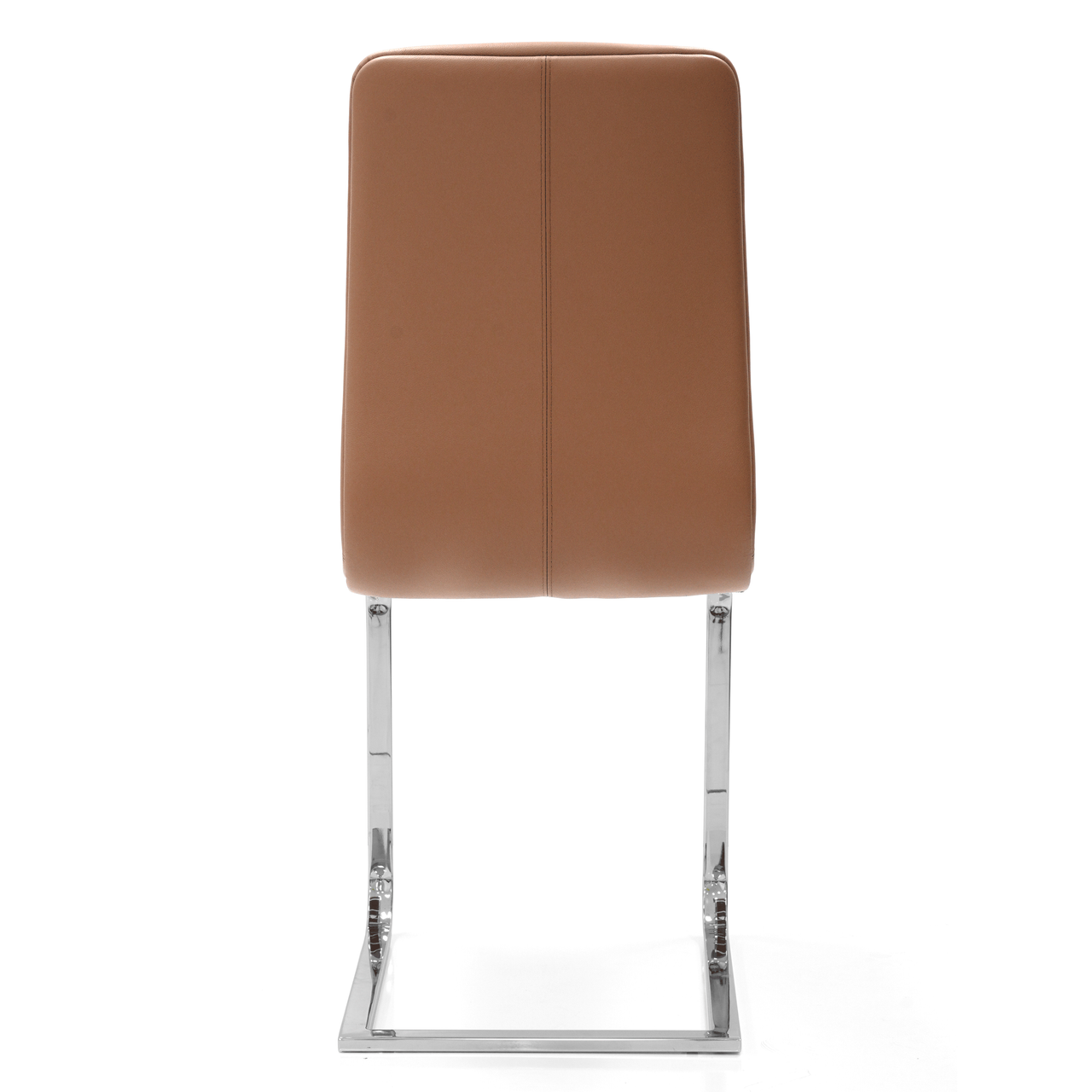 COGNAC LEATHER - Toro Side Chair Back View