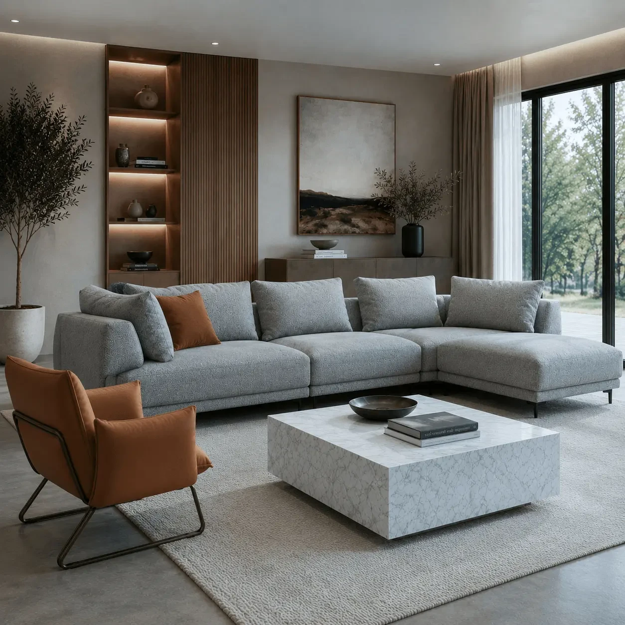 Margot Chair - Honey Leather