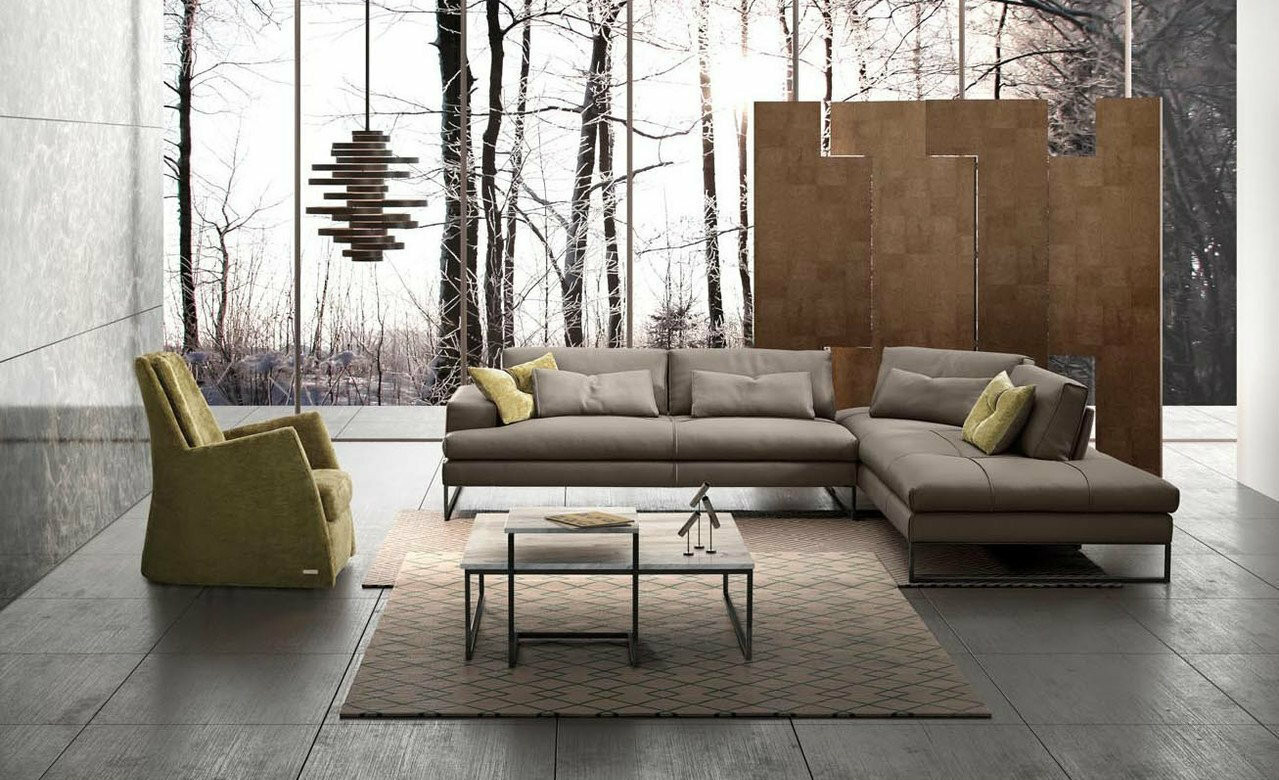 Sunset 4 Pc Sectional - Taupe - Cantoni