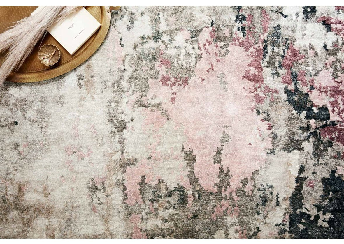 Elixir Area Rug - Grey/Amethyst (7'9" x 9'9")