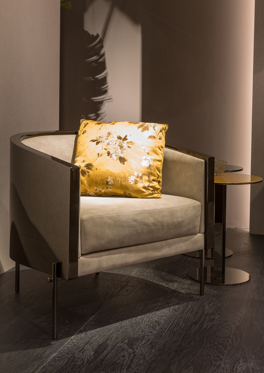 COGNAC LEATHER || GREY NABUK - Shown here in the Grey Nabuk Leather option