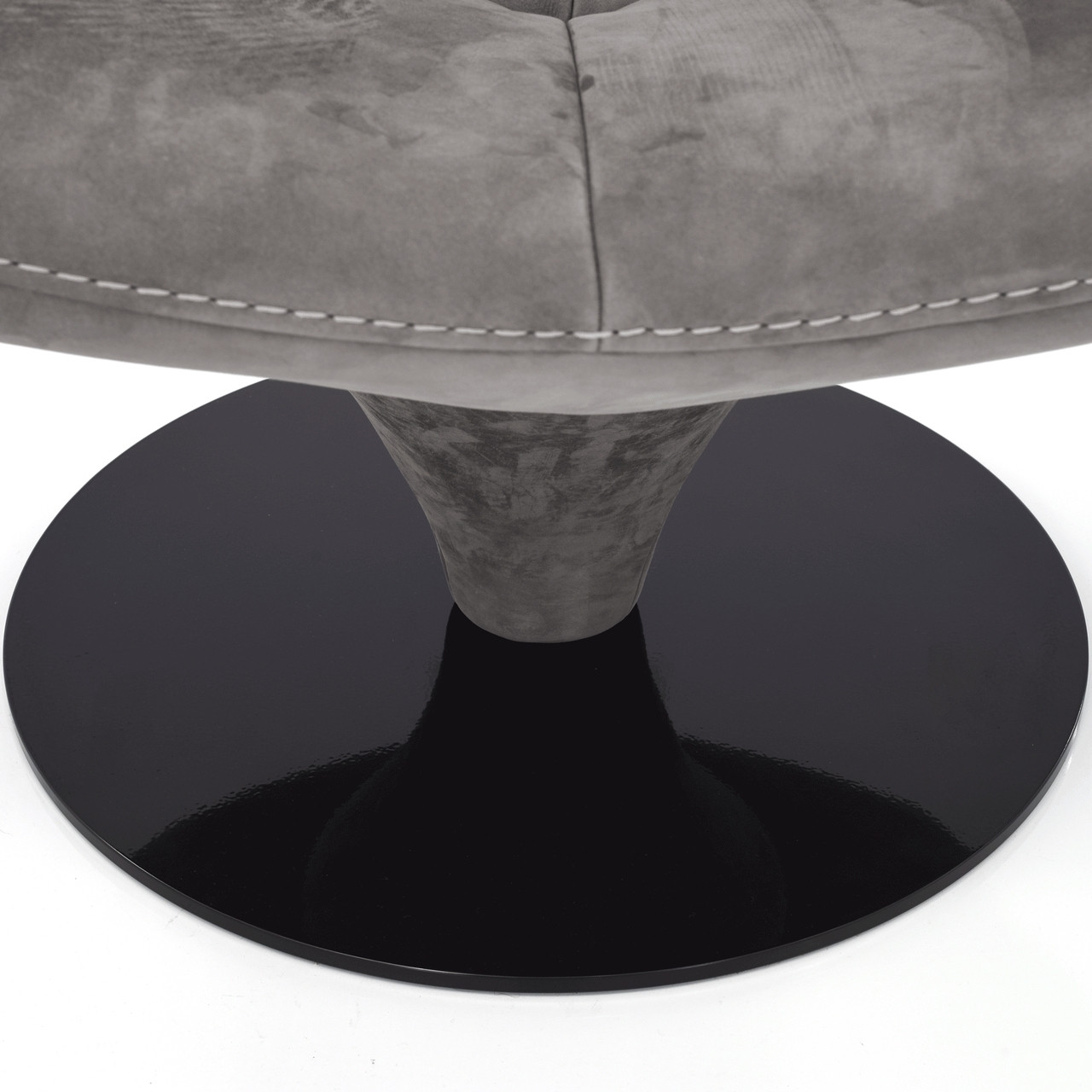 LT BROWN - Ivory leather with Dark Chrome Base