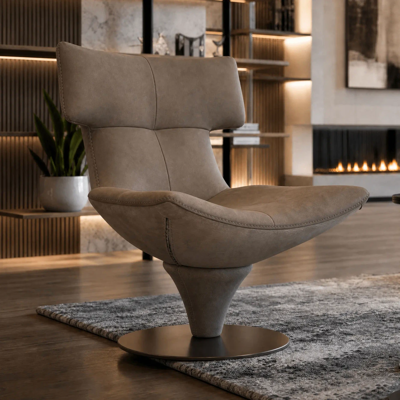 WARM BROWN - Shown here in the Warm Brown option