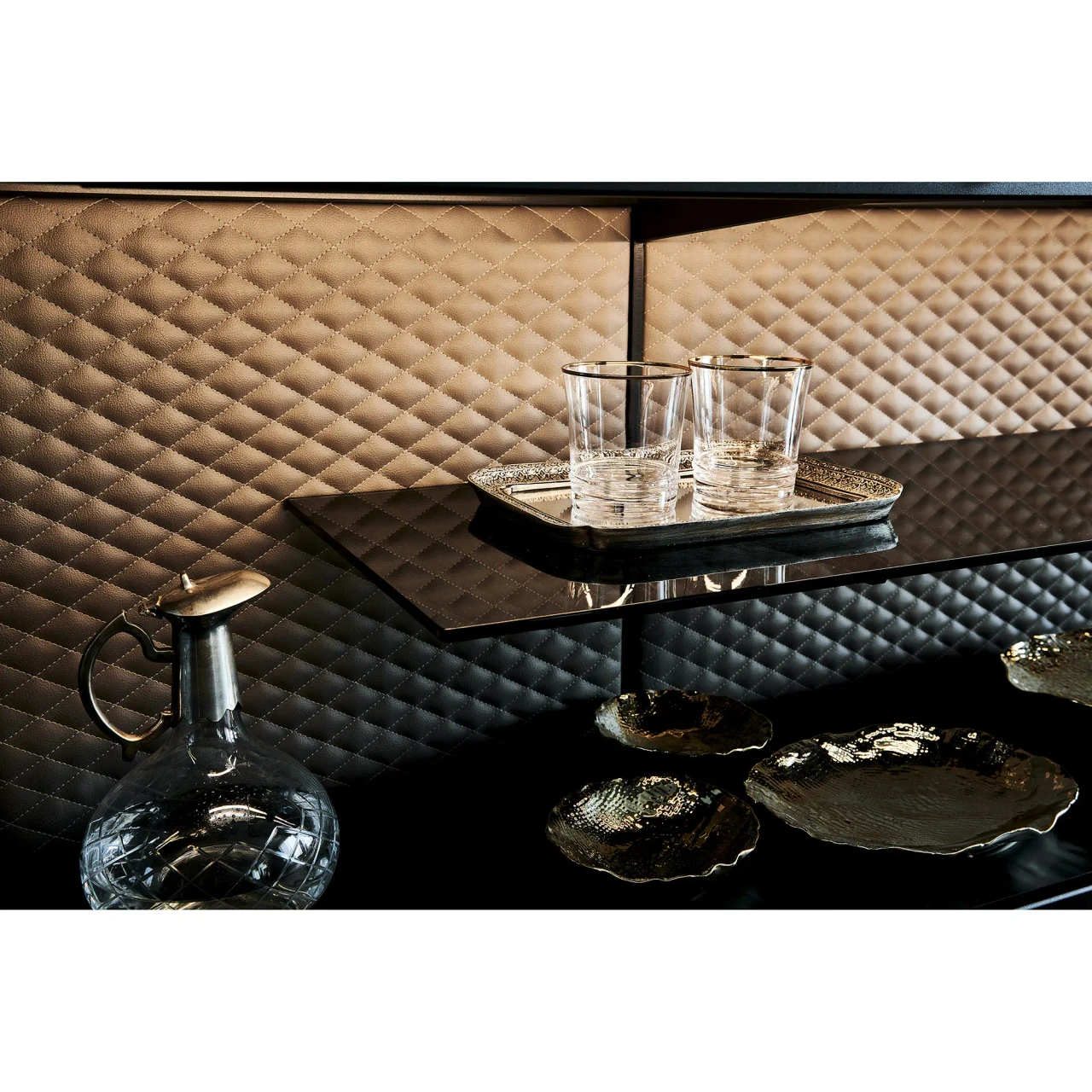 Boutique Sideboard Glass Shelving Detail