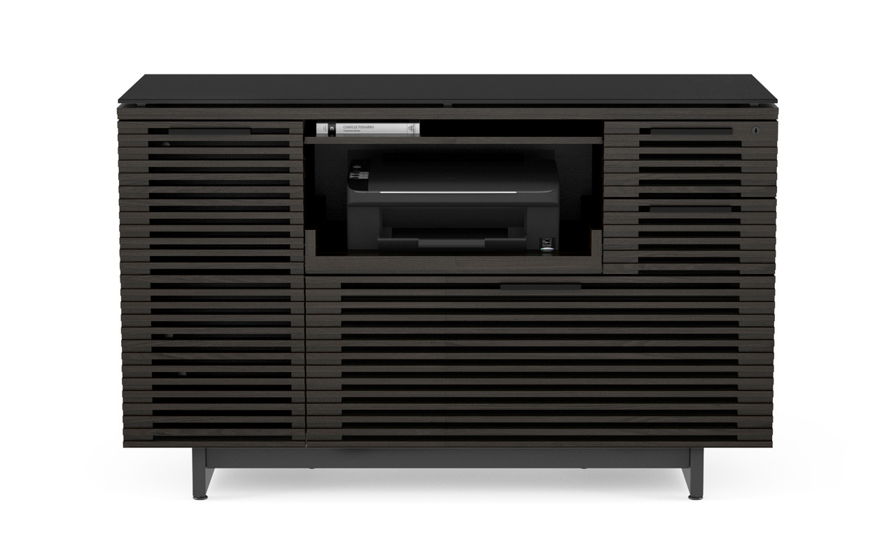 CHARCOAL ASH - Corridor Multifunction Cabinet Front View