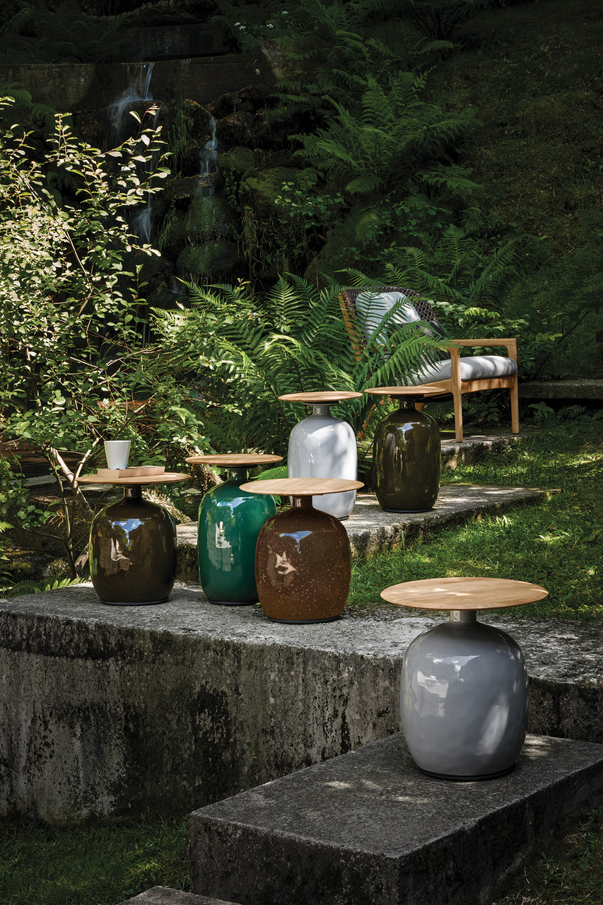 SNOKE || COFFEE || CLAY || EMERALD Image Courtesy of Gloster Furniture, Inc