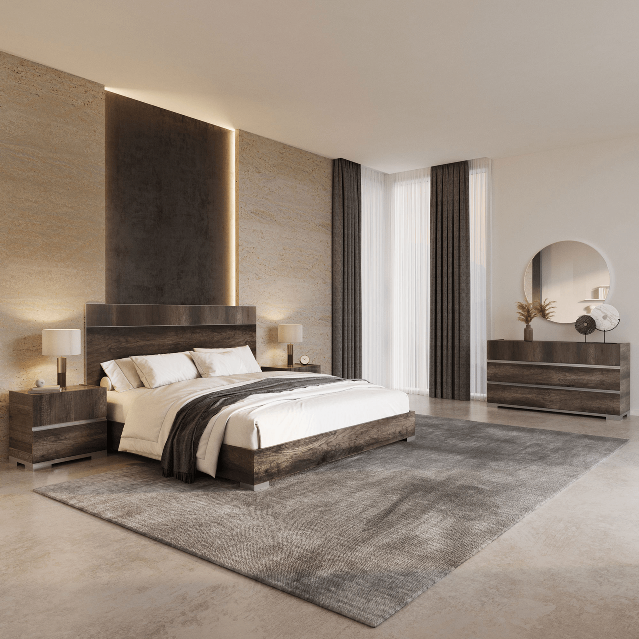 Dea Twin Dresser Shown in a Bedroom Setting