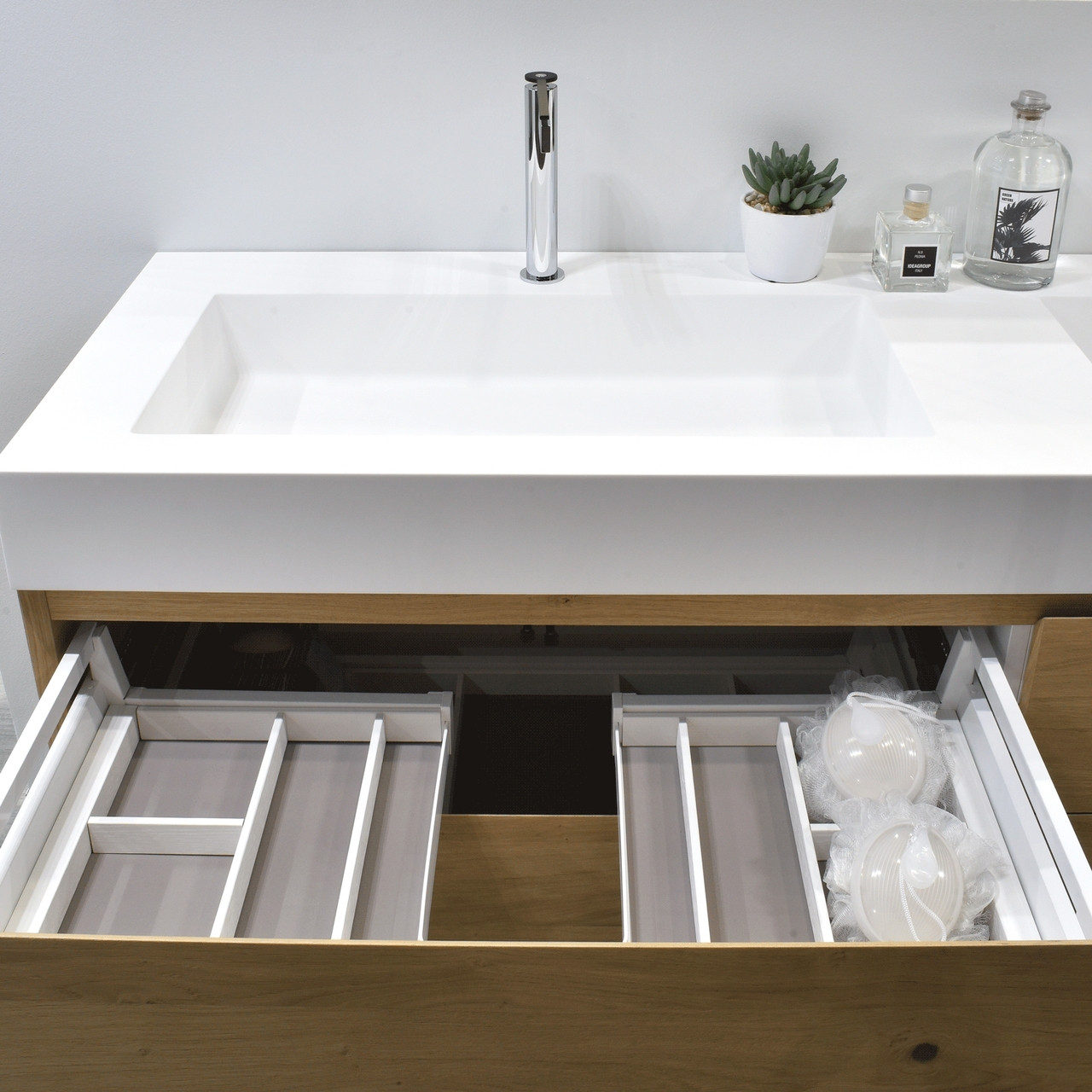 Cubik Rovere Nodi Double Vanity