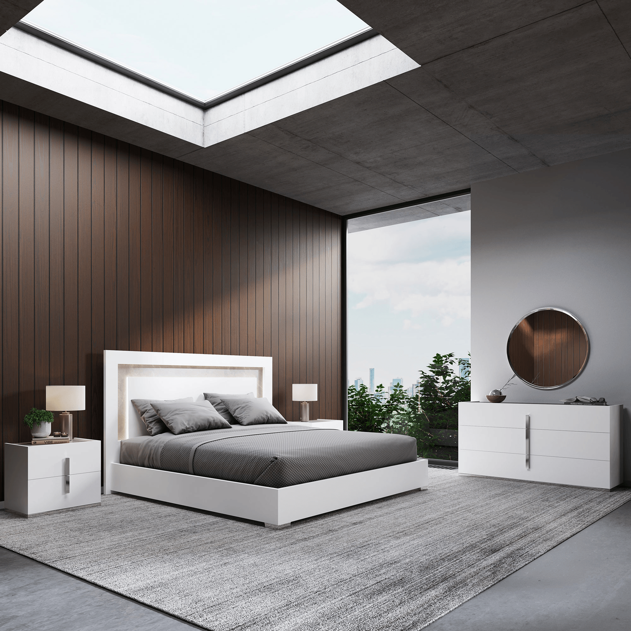 QUEEN || KING - Mara Bed Shown in a Bedroom Setting