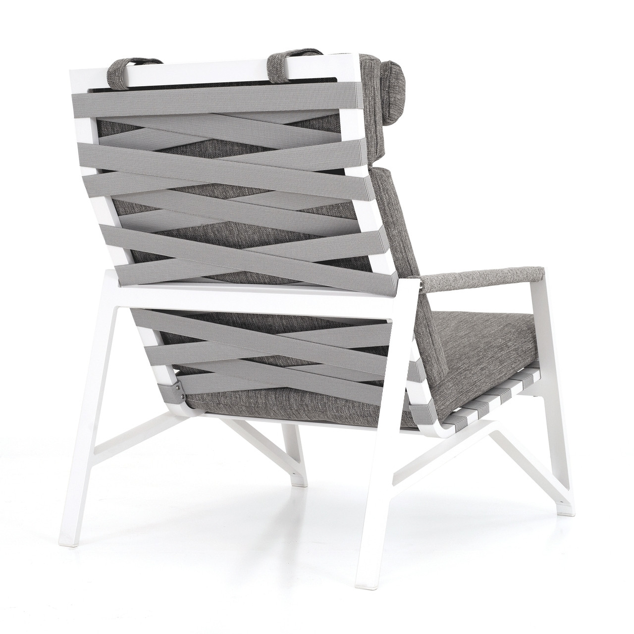 Cottage Lounge Chair Back Angled View