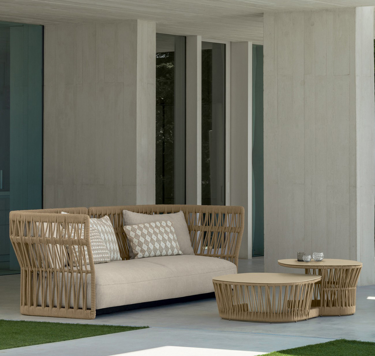 Cliff Sectional Shown in an Option Available by Special Order