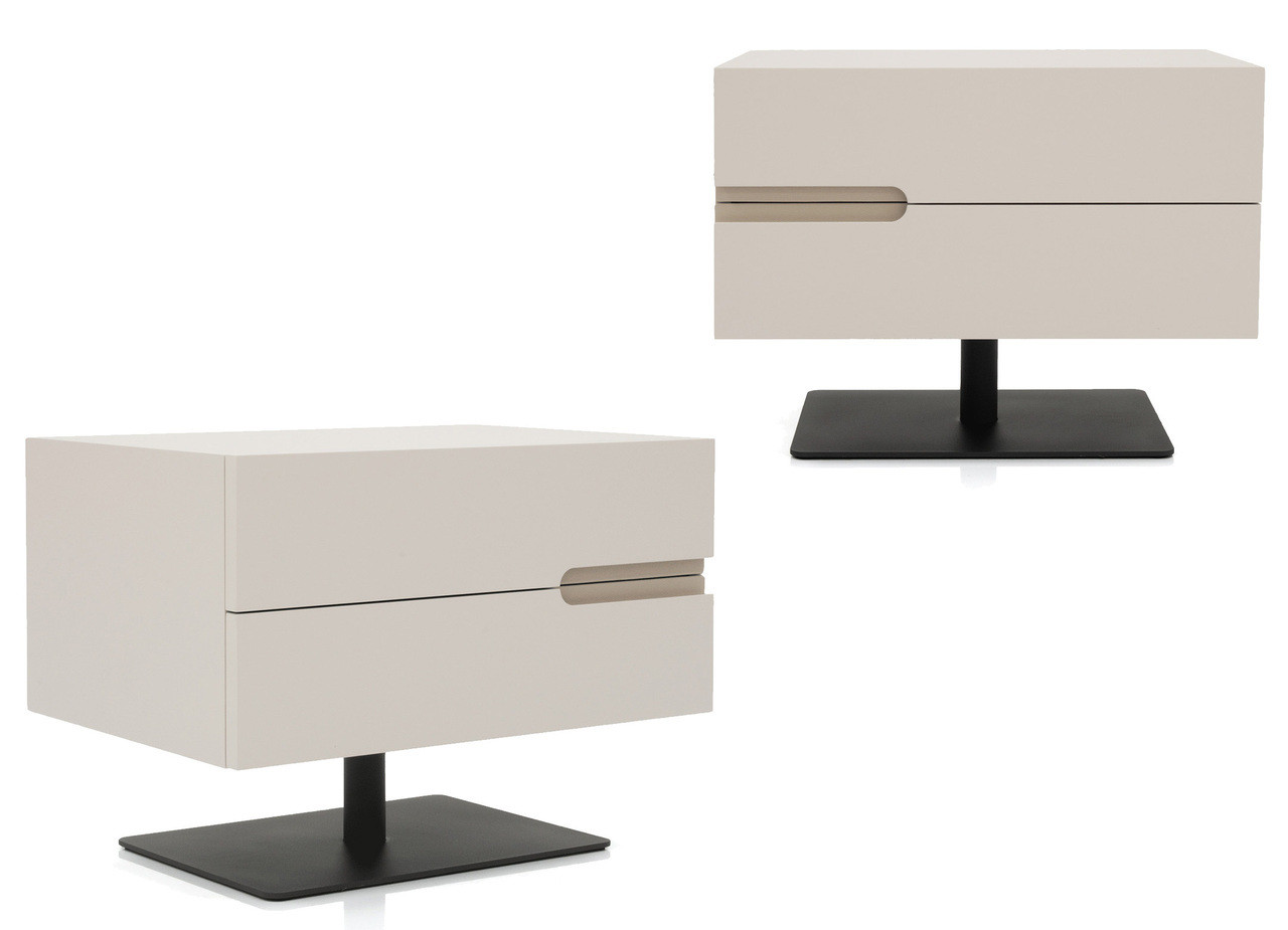 Ciro 2 Drawer Nightstand Oyster