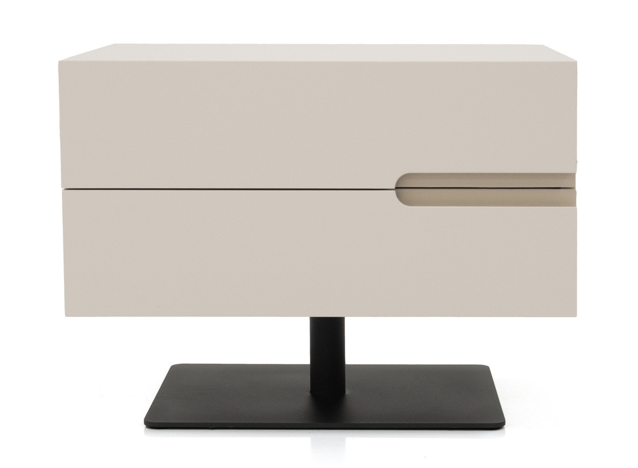 Ciro 2 Drawer Nightstand Oyster