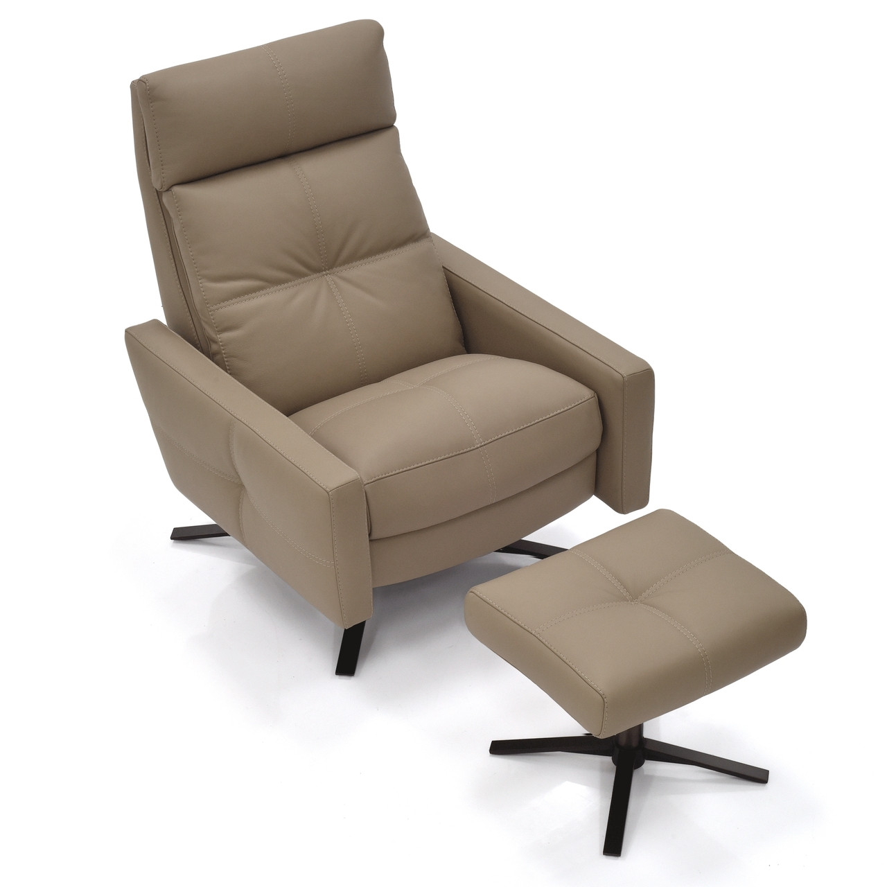 Rainier Comfort Air Chair & Ottoman - Burnished Bronze