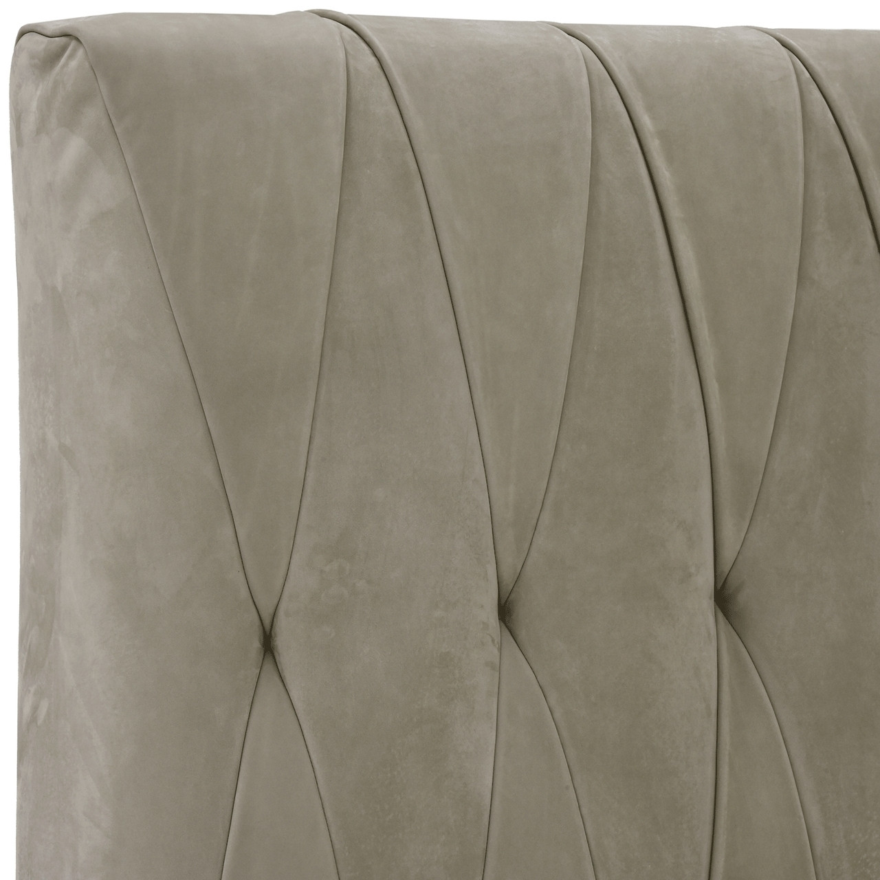 MUD NUBUK || Closeup - Marlon Night Bed Headboard