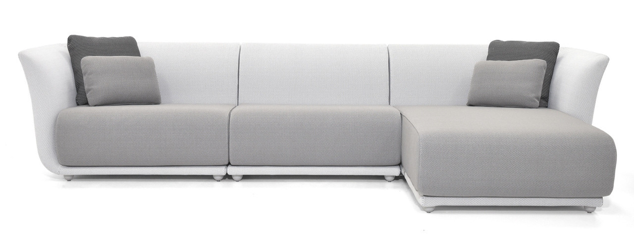 STEEL || GRANITE- Shown here in the 2x Steel and 2x Granite on the Suave Sectional. Each sold separately.